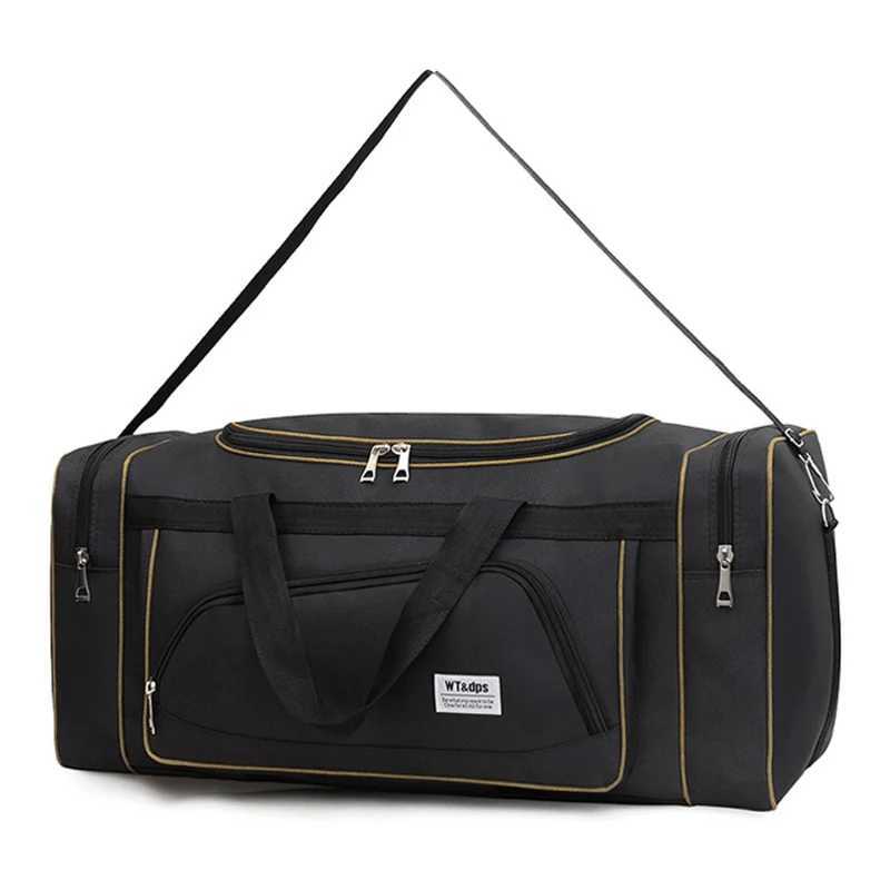 Oversized Duffle Travel Bag Storage Handbag Large Capacity Shoulder Women Bags Oxford Men Carry-on Bag Y8A