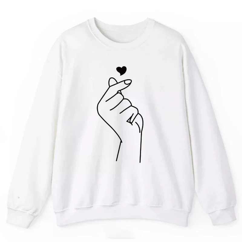 Womens O Neck Tops Heart Printing Sweatshirt Casual Jogging Pullover Daily Commute Party Clothing s Loose Tracksuit 250703