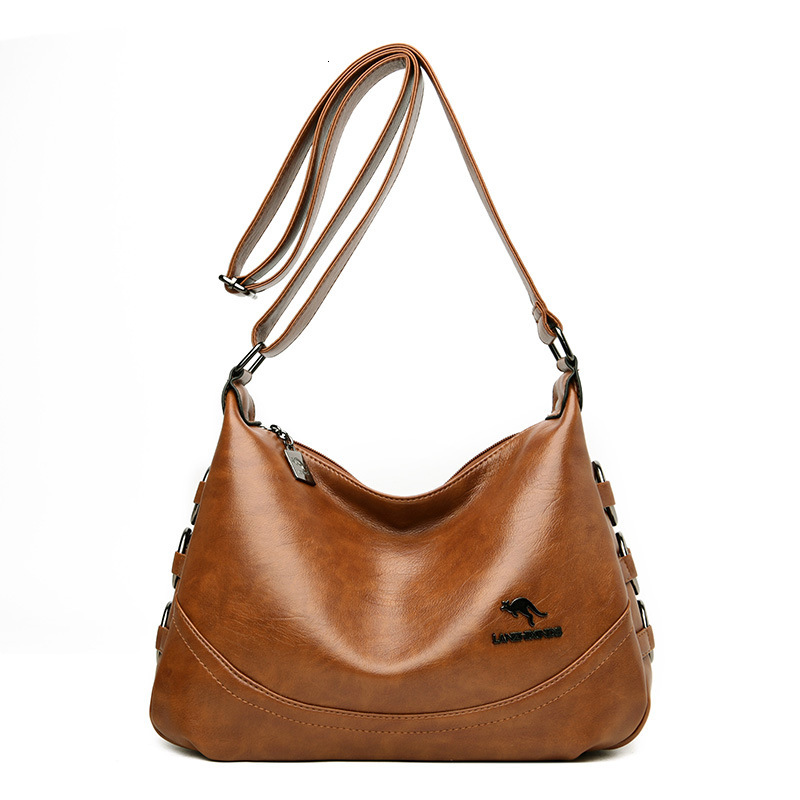 Free Shipping Designer Blue Heart Kangaroo Middle-aged Mother Bag Crossbody Bag Multifunctional Shoulder Bag Large Capacity Soft Leather Casual Women&