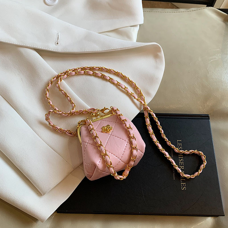 Free Shipping Designer Chanel Style Quilted Chain Crossbody Bag Women's New Versatile Fashion Simple Clutch Bag Luxury Mini Handbag