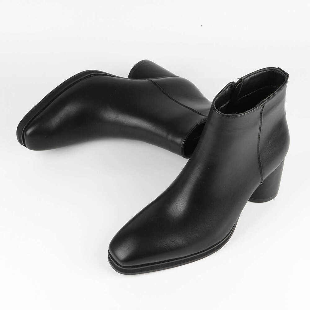 Men's Fashion Free shipping Martin Boots Height Increasing Gentleman British Style