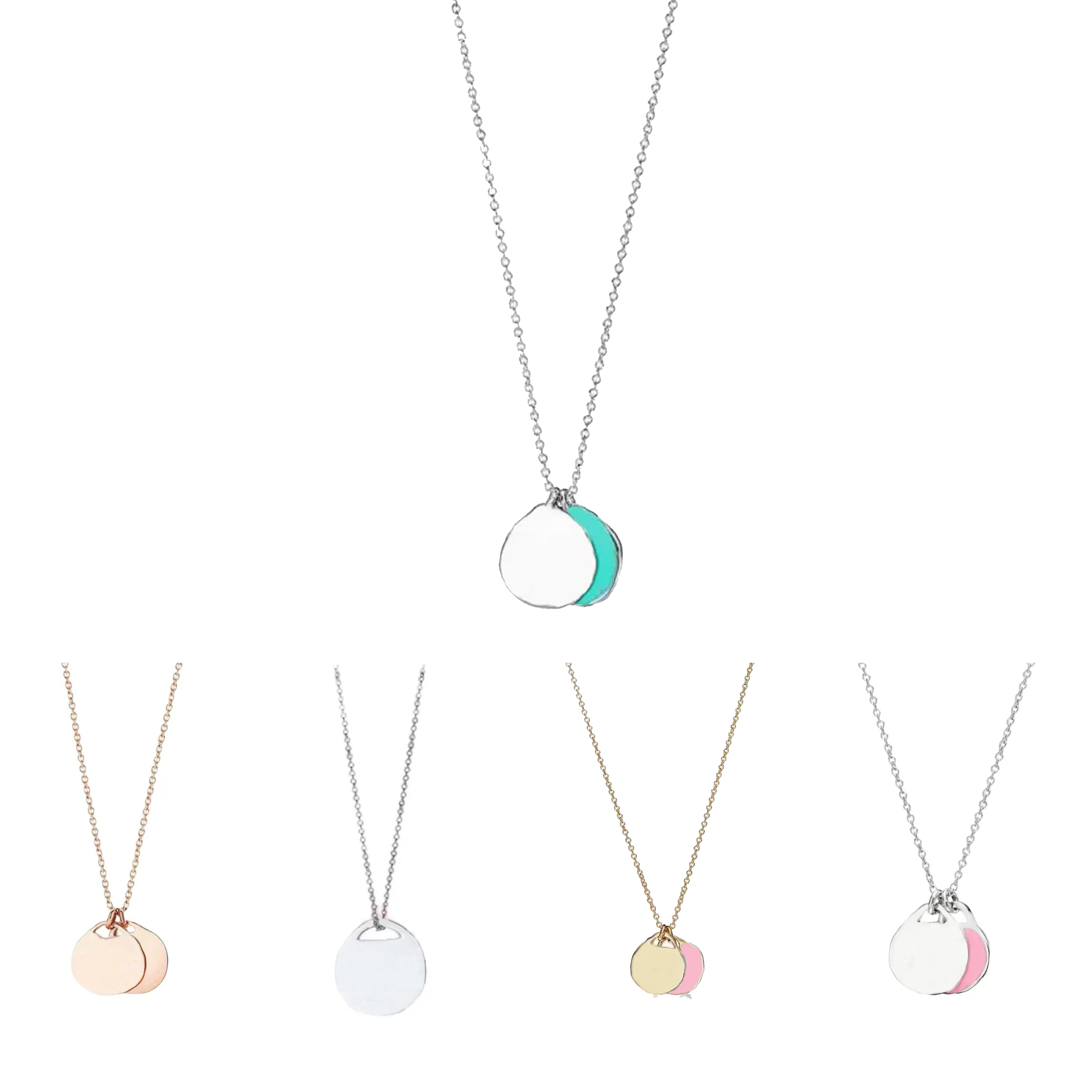 necklace designer womens charming necklaces shape gold double valentine day Mothers' Day Birthday Gift Designer Jewelry Pendant Necklace Stesier