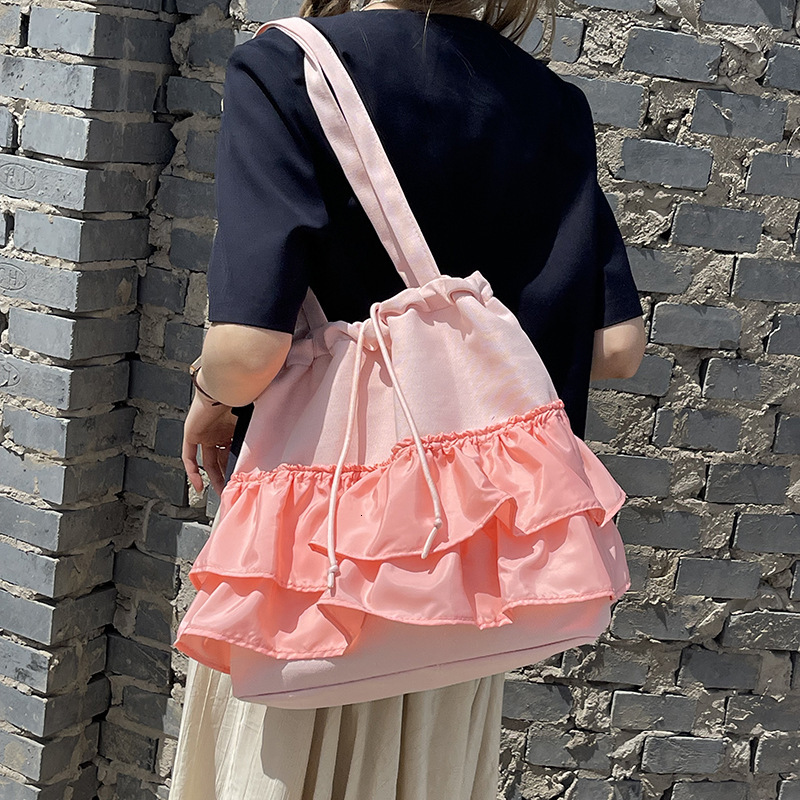 Free shipping designer Ballet Style Cute Canvas Bag for Women New Summer Underarm Bag Single Shoulder Bag High-end Niche Tote Bag