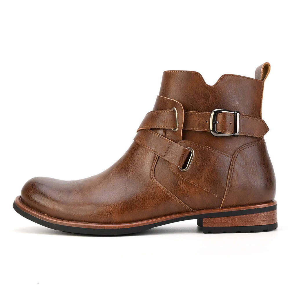 Men's British Style Low Free shipping Heel Daily Casual Boots