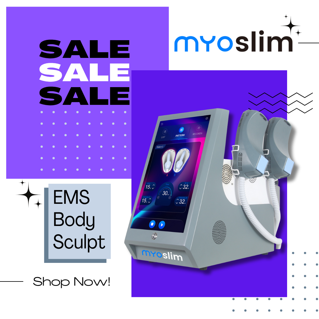 Myosilm RF Electromagnetic Body Slimming Muscle Stimulate Fat Removal Body Slimming Build Muscle Machine