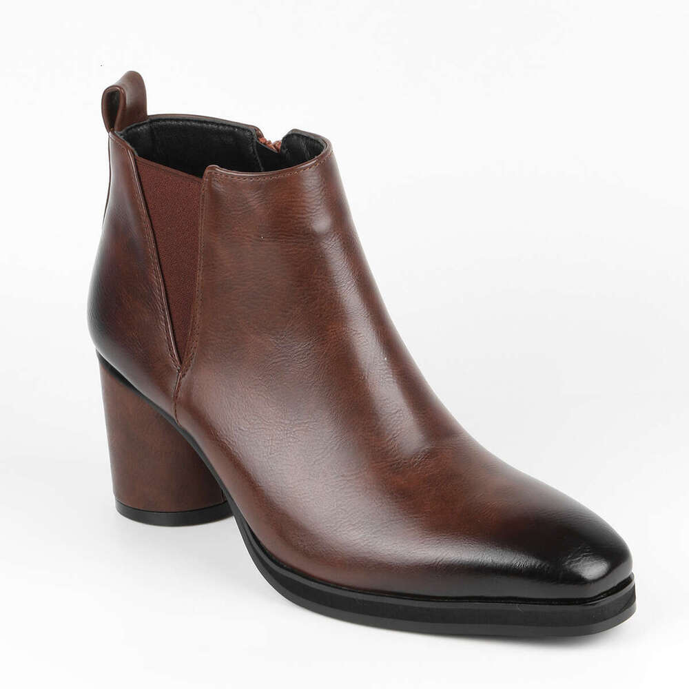 Free shipping Chelsea Free shipping Fashion Business Height-Increasing High-Heel Men's Cowboy Boots - view 9