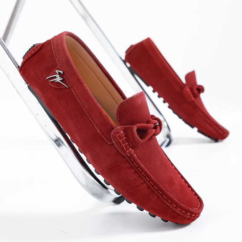 British Style Fionable Red High-end Banquet Dress Shoes Mens Cmuting Driving Work Loafer for Mens Anti Slip Shoes Y250707