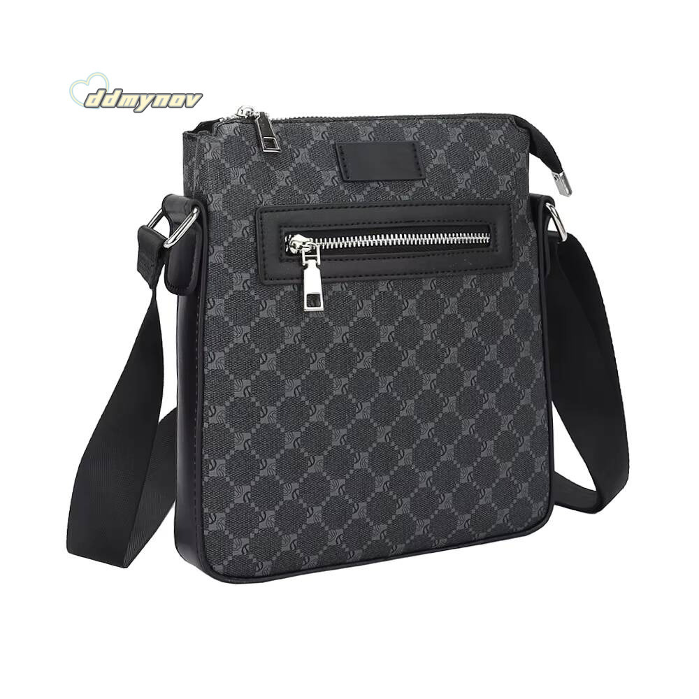 Casual Single Shoulder Crossbody Sling Chest Mens Business Small Square Messenger Bag ddmynov