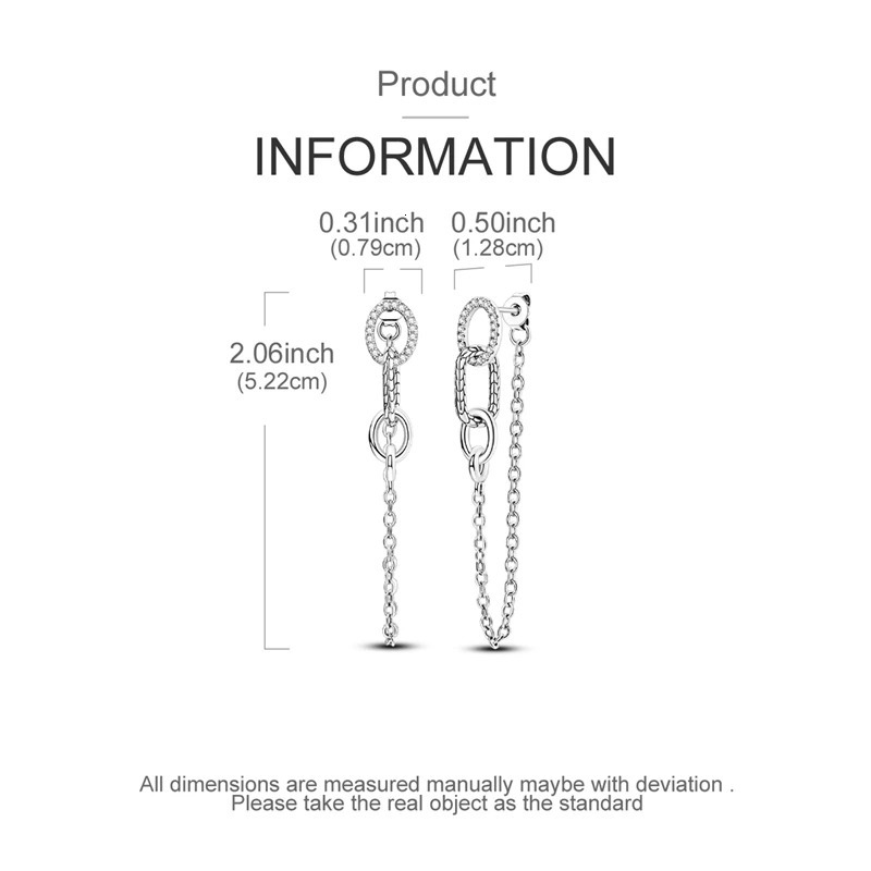 925 Sterling Silver Butterfly Double Loop Tassel Snake Bone Pattern Chain Colorful Threaded Double Loop Hanging Chain Earrings 250701