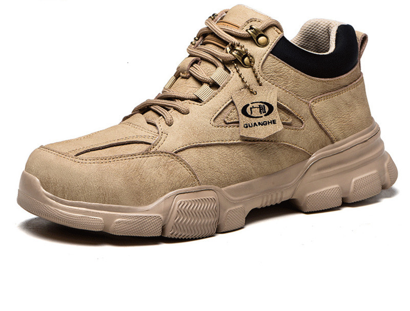 High-quality Safety Shoes Men Steel Wire Rotary Buckle Work Sneakers Indestructible Shoes Anti-smash Anti-puncture Work Shoes 240702