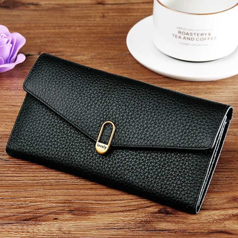 Genuine Leather Wallets for Wen Luxury Designer Wens Purses LG Purse High Quality RFID Card Holder Wallet Cluh Bag Y250707
