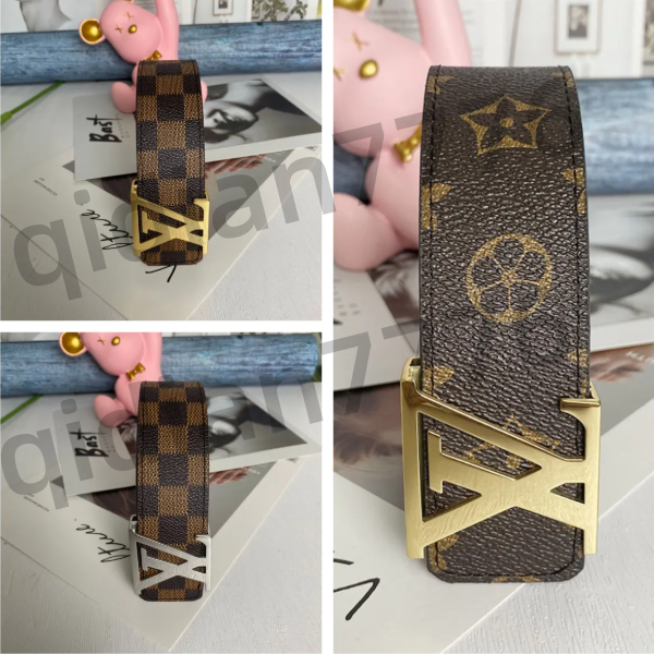 Designer men belt classic women belt luxurious letter alloy buckle top-notch business fashion highquality men belt for men length 100-125cm with box VV