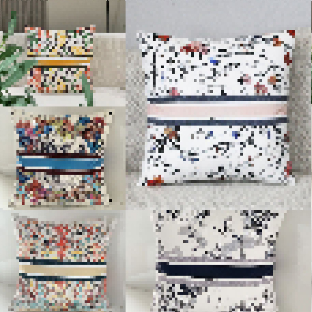 Designer pillow head sofa waist pillow pillow cushion living room bedroom office pillowcase home decoration