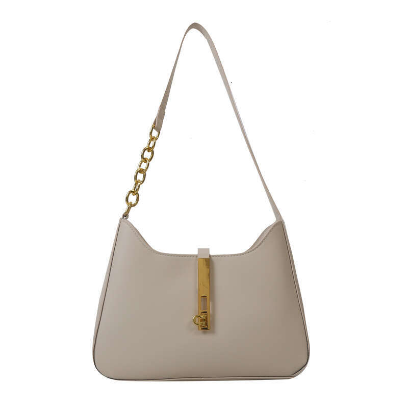 2025 Winter New INS French Niche Texture for Women Solid Color PU Underarm Commuter Versatile Crossbody Bag
