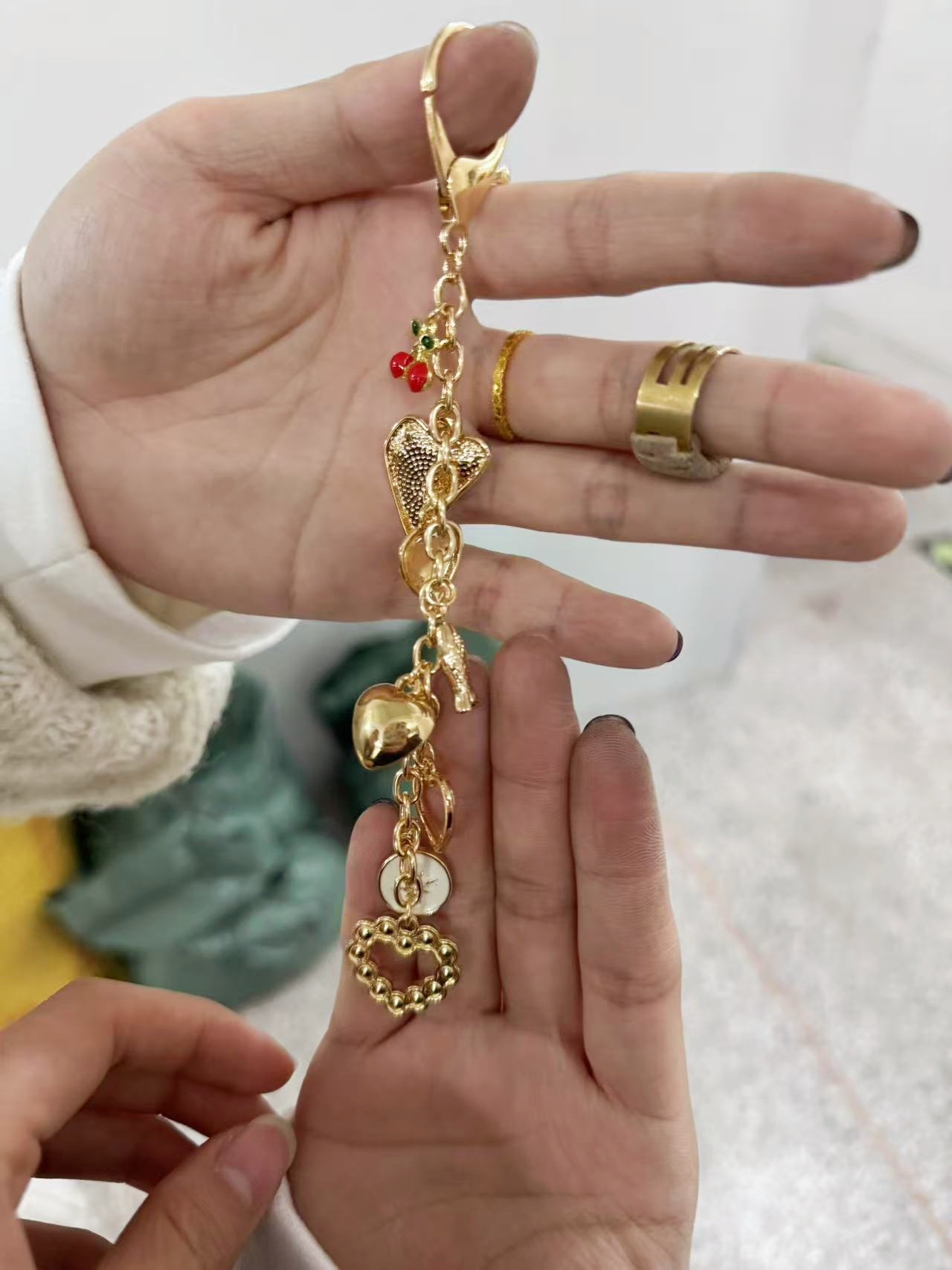 Chic Artisanal Keyring Collection Featuring Unique Designs from FreePeople