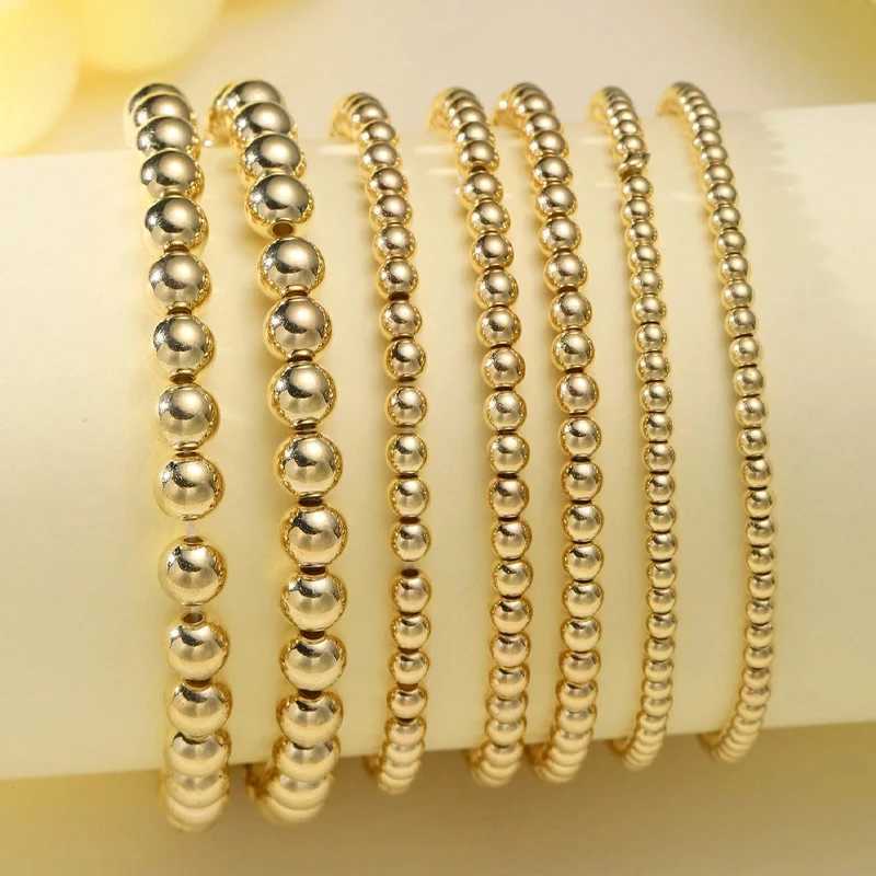 Fashion Simple Bead Bracelet Set For Women Vintage Minimalist Elegant Exquisite Round Bracelets Vacation Date Daily Wear Jewelry XJ250707