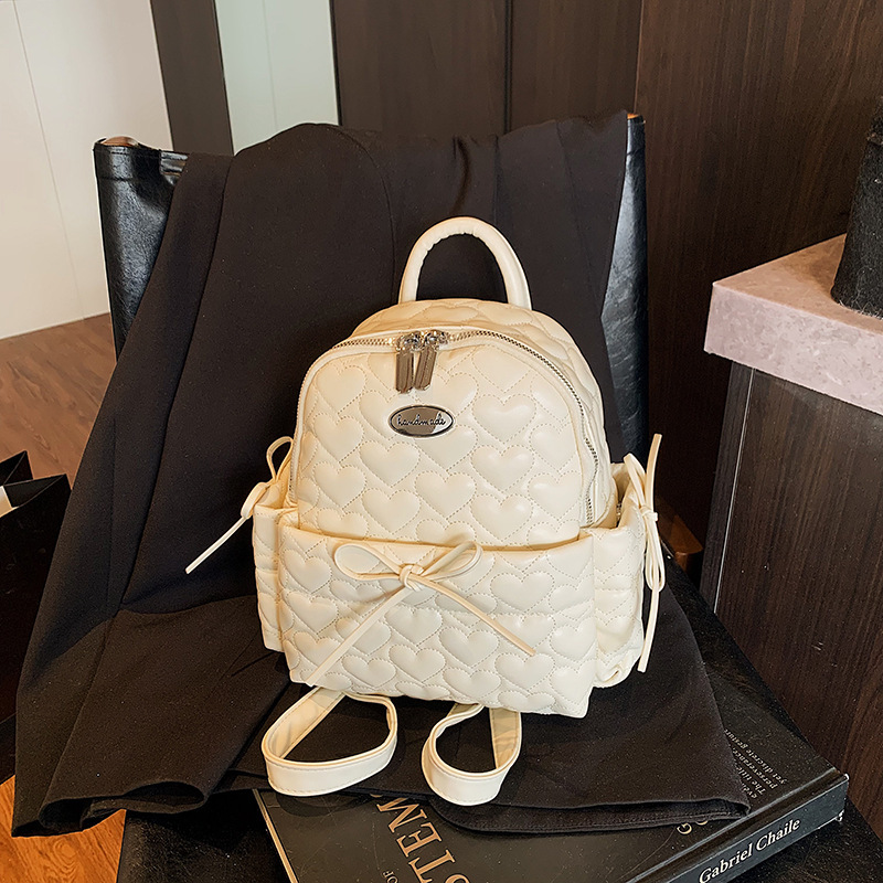 Free shipping designer Ins Trend College Style Backpack 2025 New Korean Fashion High-End Travel Bag Niche Design Women Bag