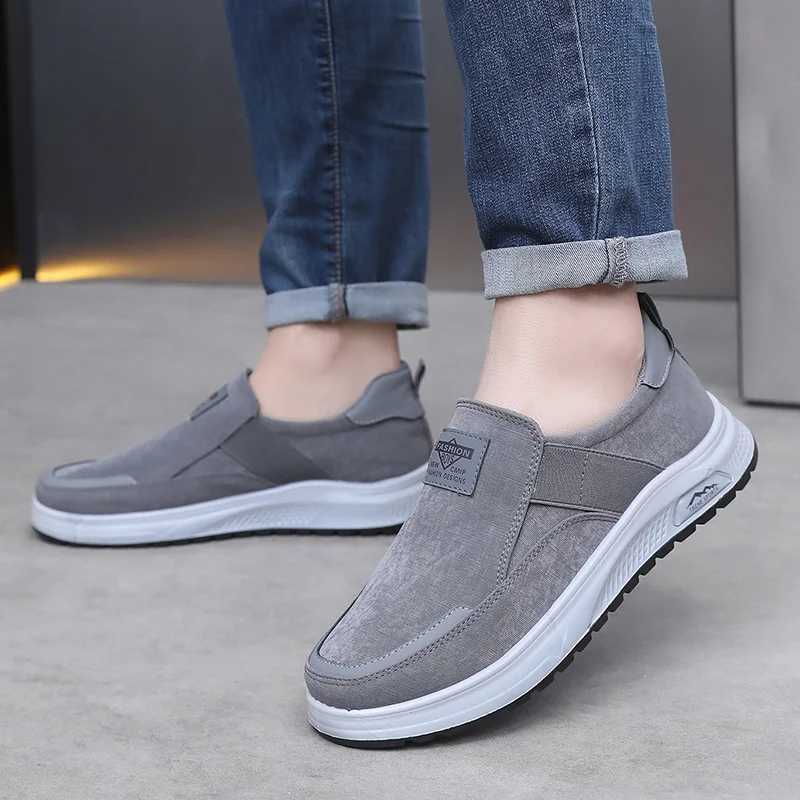 Mens versatile casual shoes cfortable leisure lazy person work shoes outdoor anti-slip casual sports shoes 2025 Y250707