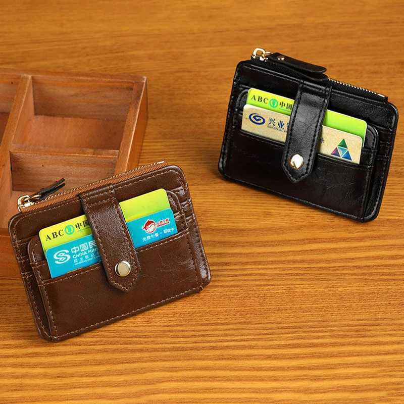 New Card Bag Mti Slot Wens Mti Functial Zero Wallet Card Cover Y250707