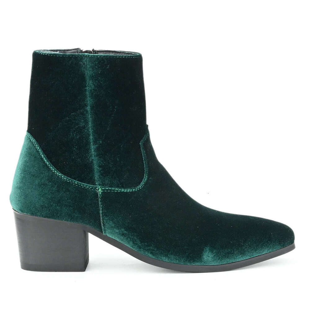 Free shipping Men's high-heeled boots fashion