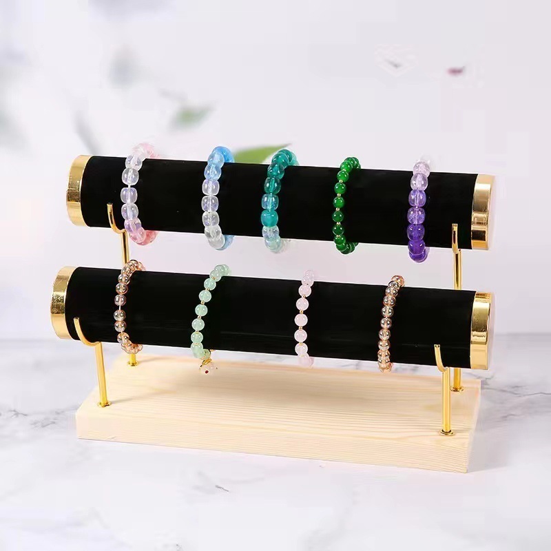 High-end Metal Bracelet Stand Jewelry Stand Bracelet Bangle Display Stand Watch Storage Rack Jewelry Display Props 240415