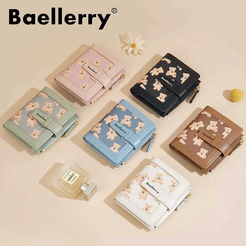 Baellerry High Quality Women Short Wallets Zipper Coin Pocket Card Bag Women Purse New Fi Card Holder Cute Wallet For Girls Y250707
