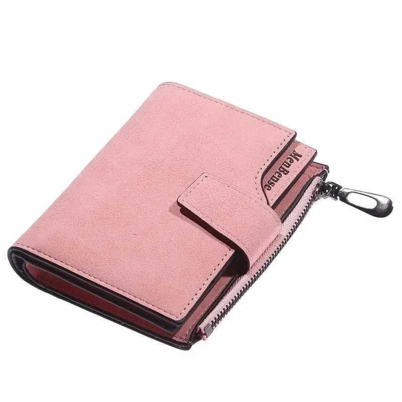 New Fi Mticolor Wen Girls Short Wallet Coin Purse Organizer Pocket Small Holder Y250707