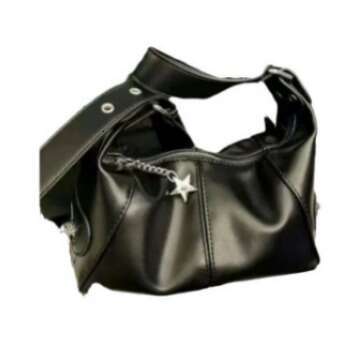2025 New Retro Shoulder Handheld Dumpling for Women by Niche Design Cool Girl Underarm Motorcycle Bag