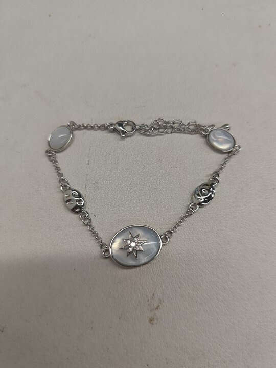 25 Luxury jewelry designer bracelet For Women necklace zircon star oval bracelet necklace set high-end retro collarbone chain fashionable and versatil