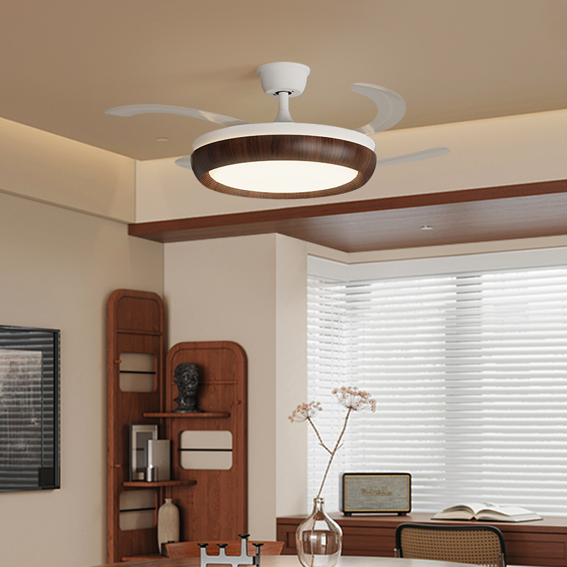 Elegant LED Ceiling Fan Light for Home Decor The wind is strong