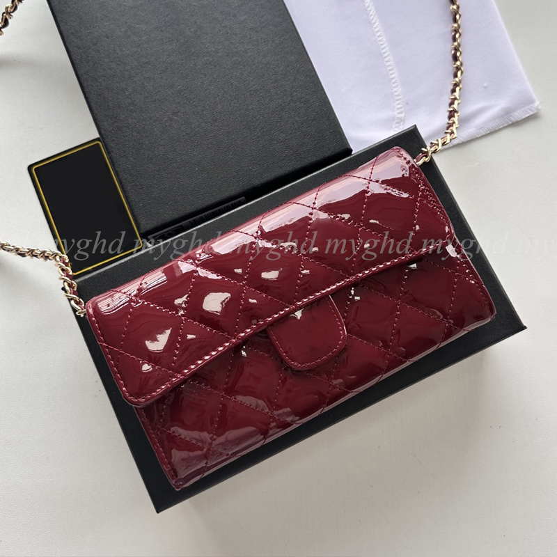 Women Chains Wallets Fashion Crossbody Bag Shoulder Bags Trendy Purse With Box/Dust Bag