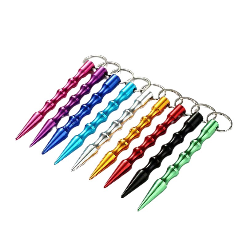 Self-contained Compact Keyring Pen with Various Tools - Perfect for Camping & Hiking