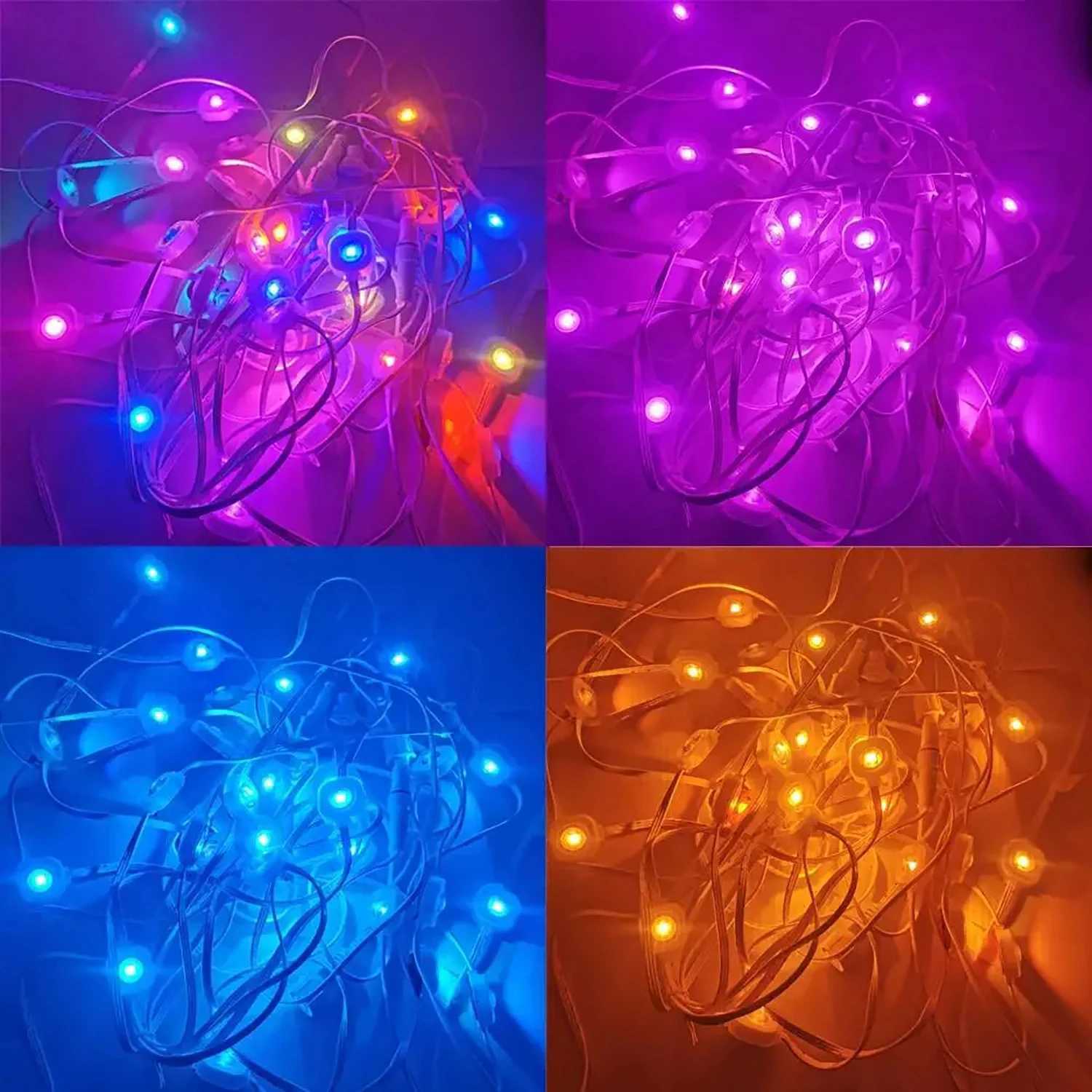 LED String Lights Eaves Decoration Light Strip IP67 Waterproof Suitable for Garden Yard Decoration Christmas Eaves Lights W250701