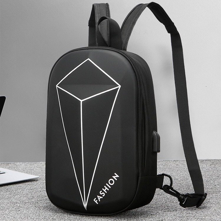 Cross border Korean version trend single shoulder multifunctional anti theft chest bag for men and women s business trend travel waist bag