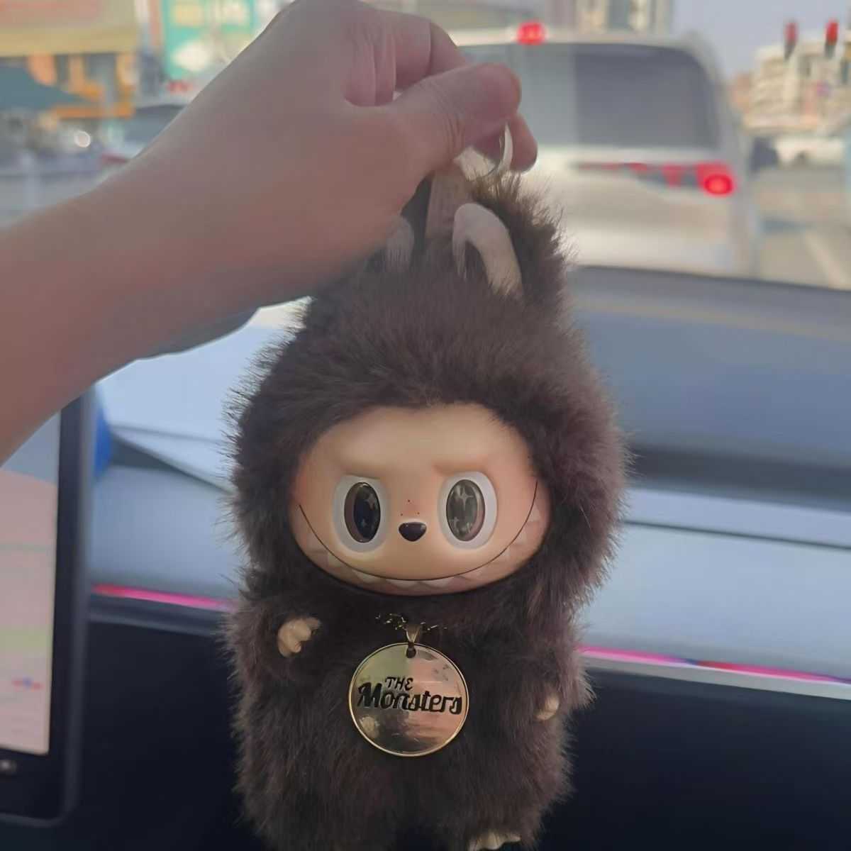 zimomo small boss vinyl plush doll rabu labubu L250707