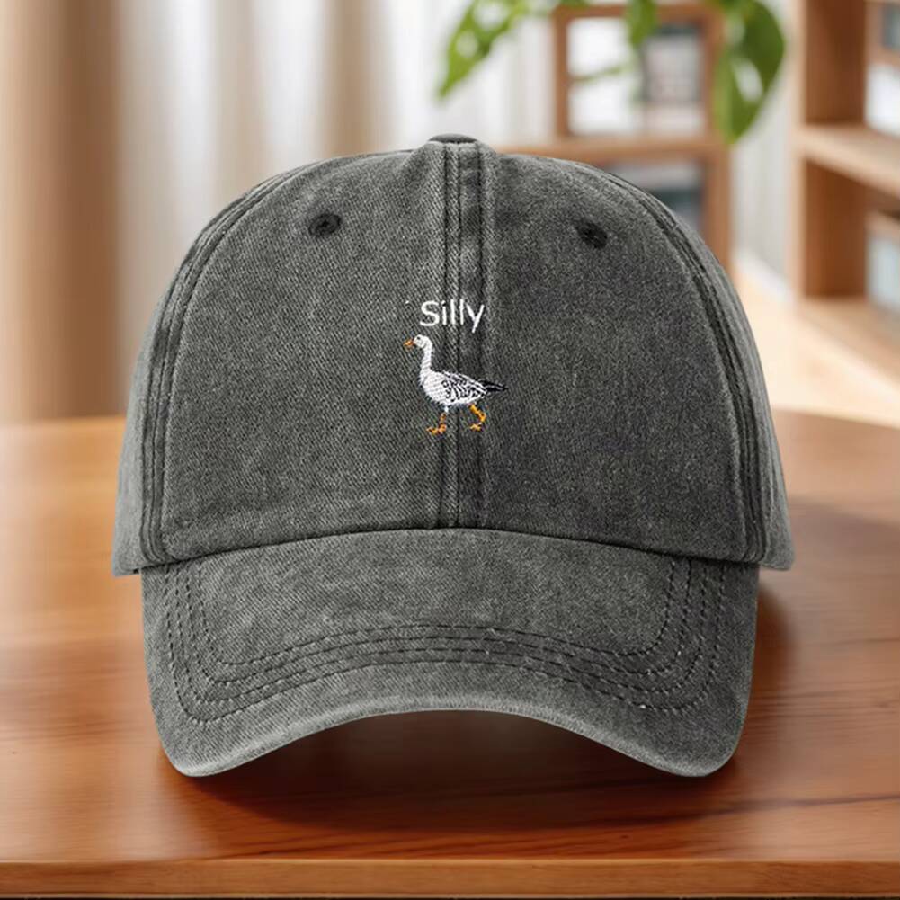 Embroidered Silly Goose Golf Adjustable Vintage Outdoor Camping Hat Mom Dad Baseball Cap for Men and Women ddmythur