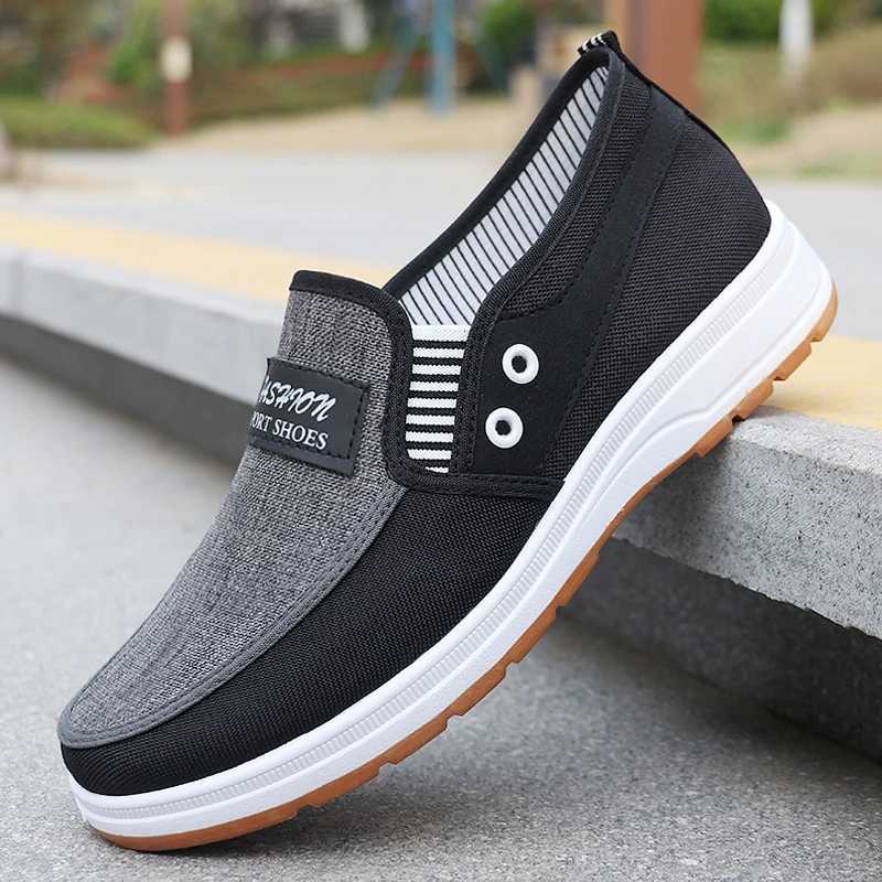 Mens Fionable Solid Knitted Running Shoes - Lightweight Breathable and Non-Slip - Perfect Sports Shoes for Outdoor Adventur Y250707