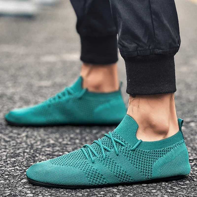 YRZL Summer Men Casual Shoes Lightweight Outdoor M Walking Shoes Hot S Anti-slip Mans Mesh Sneakers Slip on Flats Shoes Y250707