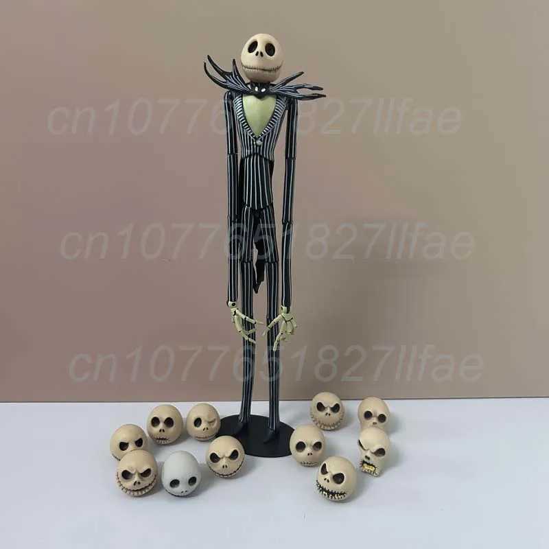 12 The Nightmare Before Christmas Jack Skellington Action Figure Jack Chair Special Version Model Toy Christmas Gift W250707