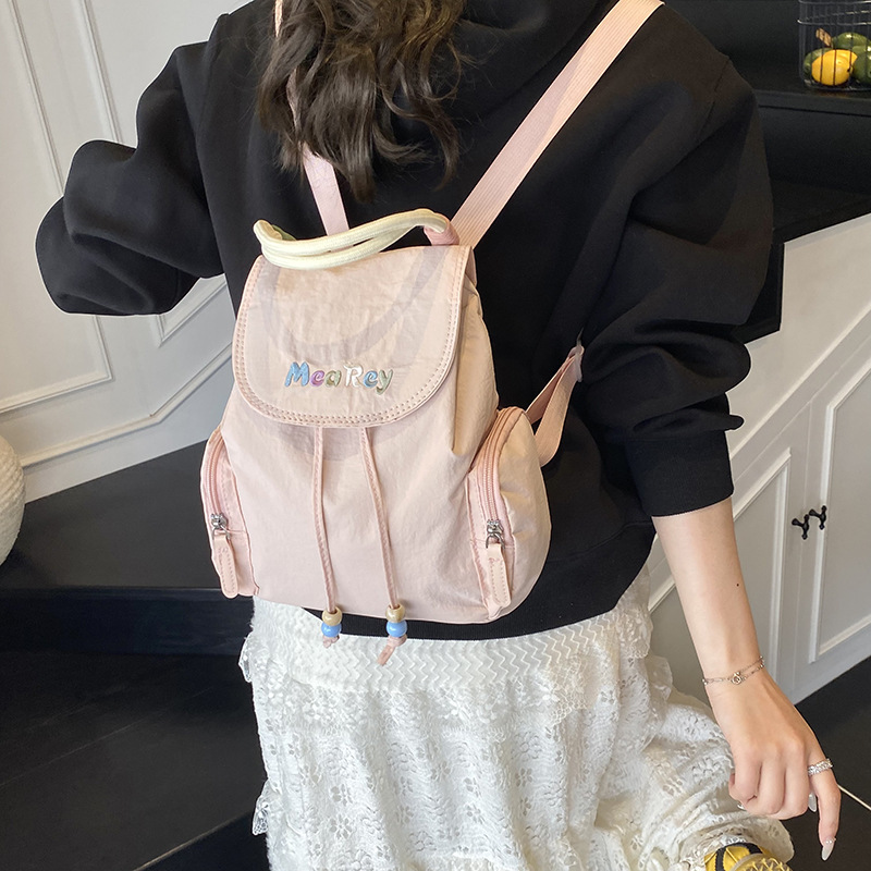 Free shipping designer Simple Casual Sweet Street Small Backpack 2025 New Trendy Fashion Versatile Cloth Bag Small Bag