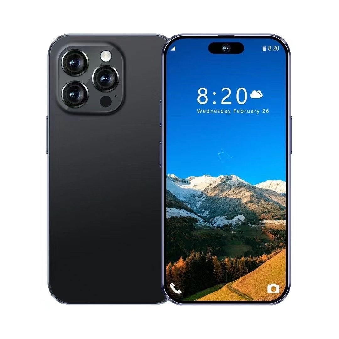 i16 Plus High end 7 3 HD Screen Smartphone 5G Android 13 Phone 12G+1TB