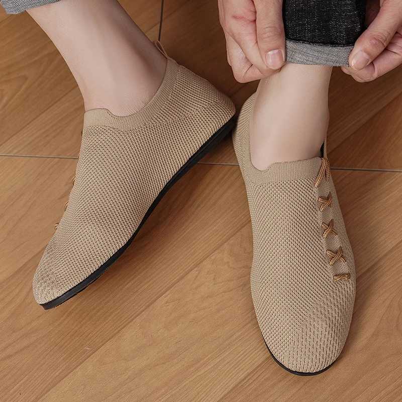 YRZL Thin Bott Breathable Mesh Loafers Men Anti-Slip Driving Shoes Summer Casual Cfortable Walking Shoes Off Mens Y250707
