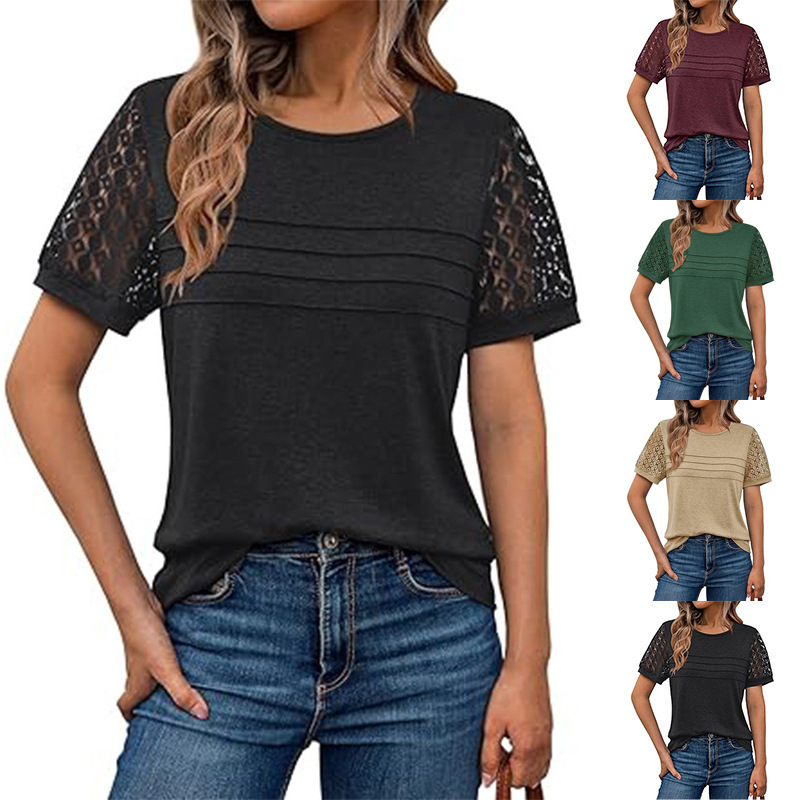 Free Shipping Women's Plus Size Designer Fashion Trend Women's Top 2025 Summer New European and American Women's Clothing Women's 