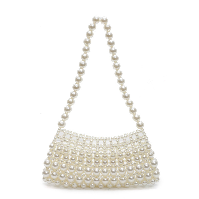 Free shipping designer Fashion High-End Underarm Bag for Women Korean Version Ins Trend Woven Pearl Bag 2025 New Niche Single Shoulder Bag for Women
