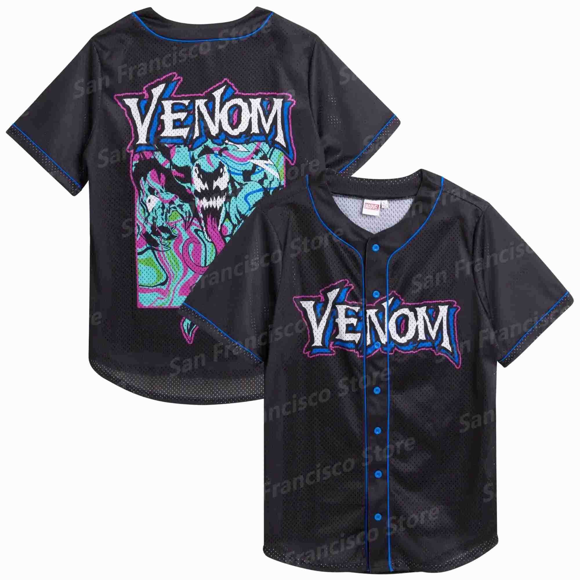 Disney Summer New Marvel Avengers Baseball Shirt Boys Casual Fashion Spider-Man Retro Shirt Kid/Adult Jerseys Baseball Shirt Breathable W250718