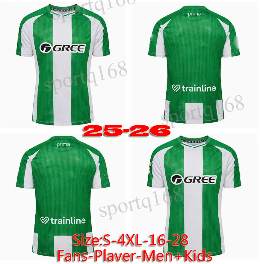 26 Anthony Real Betis ISCO Soccer Jerseys 2025 JOAQUIN FEKIR B.IGLESIAS CANALES WILLIAN J Shirt WILLIAM CAMARASA JUANMI VICTOR RUIZ Men Kids Kit Football Shirts