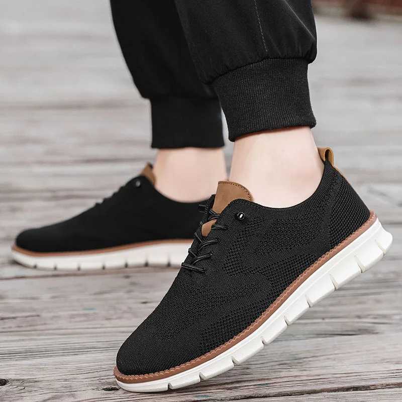 YRZL Mens Casual Sports Shoes Anti-Slip Wear-Resistant Breathable Cushioning Color Blocking Design Versatile Casual Sports Shoes Y250707