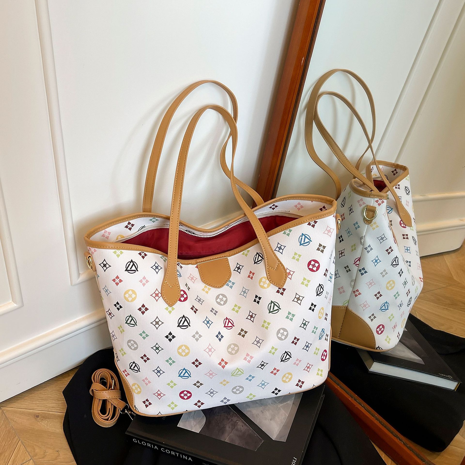 Luxury Bag Fashion Bag Minimalist Bag Satchel Drawstring Bag Outdoors Commute Magnetic Snap Drawstring Embroidery Yellow Purple Medium Mini Designer