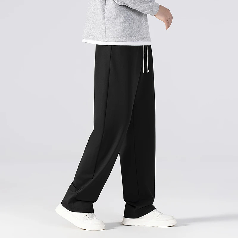CHRLCK Mens Staight Sweatpants Sport Pants Men Running Pants Spring Autumn Loose Casual Sweat Pants Running Jogging Trousers250704