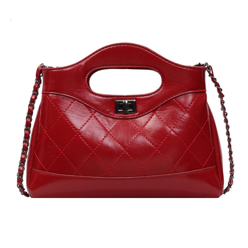 Free shipping designer 2025 Spring Summer New Small Chanel Style Handbag Retro Fashion Chain Trendy Versatile High-end Feel Shoulder Bag Ins Crossbody